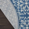 image:imageNourison Home Jubilant Floral IvoryPink 3 x 5 AreaRug EasyCleaning Non Shedding Bed Room Living Room Dining Room Kitchen 3x5Ivory Blue