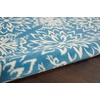 image:imageNourison Home Jubilant Floral IvoryPink 3 x 5 AreaRug EasyCleaning Non Shedding Bed Room Living Room Dining Room Kitchen 3x5Ivory Blue