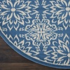 image:imageNourison Home Jubilant Floral IvoryPink 3 x 5 AreaRug EasyCleaning Non Shedding Bed Room Living Room Dining Room Kitchen 3x5Ivory Blue