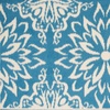 image:imageNourison Home Jubilant Floral IvoryPink 3 x 5 AreaRug EasyCleaning Non Shedding Bed Room Living Room Dining Room Kitchen 3x5Ivory Blue
