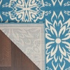 image:imageNourison Home Jubilant Floral IvoryPink 3 x 5 AreaRug EasyCleaning Non Shedding Bed Room Living Room Dining Room Kitchen 3x5Ivory Blue