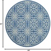 image:imageNourison Home Jubilant Floral IvoryPink 3 x 5 AreaRug EasyCleaning Non Shedding Bed Room Living Room Dining Room Kitchen 3x5Ivory Blue