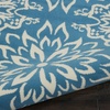 image:imageNourison Home Jubilant Floral IvoryPink 3 x 5 AreaRug EasyCleaning Non Shedding Bed Room Living Room Dining Room Kitchen 3x5Ivory Blue