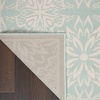 image:imageNourison Home Jubilant Floral IvoryPink 3 x 5 AreaRug EasyCleaning Non Shedding Bed Room Living Room Dining Room Kitchen 3x5Ivory Green