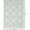 image:imageNourison Home Jubilant Floral IvoryPink 3 x 5 AreaRug EasyCleaning Non Shedding Bed Room Living Room Dining Room Kitchen 3x5Ivory Green