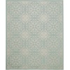 image:imageNourison Home Jubilant Floral IvoryPink 3 x 5 AreaRug EasyCleaning Non Shedding Bed Room Living Room Dining Room Kitchen 3x5Ivory Green