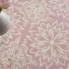 image:imageNourison Home Jubilant Floral IvoryPink 3 x 5 AreaRug EasyCleaning Non Shedding Bed Room Living Room Dining Room Kitchen 3x5Ivory Pink