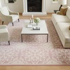 image:imageNourison Home Jubilant Floral IvoryPink 3 x 5 AreaRug EasyCleaning Non Shedding Bed Room Living Room Dining Room Kitchen 3x5Ivory Pink