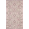 image:imageNourison Home Jubilant Floral IvoryPink 3 x 5 AreaRug EasyCleaning Non Shedding Bed Room Living Room Dining Room Kitchen 3x5Ivory Pink