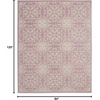 image:imageNourison Home Jubilant Floral IvoryPink 3 x 5 AreaRug EasyCleaning Non Shedding Bed Room Living Room Dining Room Kitchen 3x5Ivory Pink