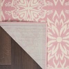 image:imageNourison Home Jubilant Floral IvoryPink 3 x 5 AreaRug EasyCleaning Non Shedding Bed Room Living Room Dining Room Kitchen 3x5Ivory Pink