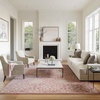 image:imageNourison Home Jubilant Floral IvoryPink 3 x 5 AreaRug EasyCleaning Non Shedding Bed Room Living Room Dining Room Kitchen 3x5Ivory Pink