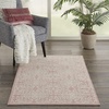 image:imageNourison Home Jubilant Floral IvoryPink 3 x 5 AreaRug EasyCleaning Non Shedding Bed Room Living Room Dining Room Kitchen 3x5Ivory Pink