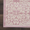 image:imageNourison Home Jubilant Floral IvoryPink 3 x 5 AreaRug EasyCleaning Non Shedding Bed Room Living Room Dining Room Kitchen 3x5Ivory Pink