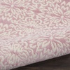 image:imageNourison Home Jubilant Floral IvoryPink 3 x 5 AreaRug EasyCleaning Non Shedding Bed Room Living Room Dining Room Kitchen 3x5Ivory Pink