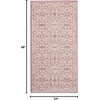 image:imageNourison Home Jubilant Floral IvoryPink 3 x 5 AreaRug EasyCleaning Non Shedding Bed Room Living Room Dining Room Kitchen 3x5Ivory Pink
