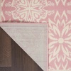 image:imageNourison Home Jubilant Floral IvoryPink 3 x 5 AreaRug EasyCleaning Non Shedding Bed Room Living Room Dining Room Kitchen 3x5Ivory Pink