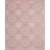 image:imageNourison Home Jubilant Floral IvoryPink 3 x 5 AreaRug EasyCleaning Non Shedding Bed Room Living Room Dining Room Kitchen 3x5Ivory Pink