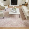 image:imageNourison Home Jubilant Floral IvoryPink 3 x 5 AreaRug EasyCleaning Non Shedding Bed Room Living Room Dining Room Kitchen 3x5Ivory Pink