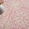 image:imageNourison Home Jubilant Floral IvoryPink 3 x 5 AreaRug EasyCleaning Non Shedding Bed Room Living Room Dining Room Kitchen 3x5Ivory Pink