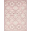image:imageNourison Home Jubilant Floral IvoryPink 3 x 5 AreaRug EasyCleaning Non Shedding Bed Room Living Room Dining Room Kitchen 3x5Ivory Pink