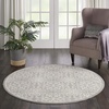image:imageNourison Home Jubilant Floral IvoryPink 3 x 5 AreaRug EasyCleaning Non Shedding Bed Room Living Room Dining Room Kitchen 3x5IvoryGrey