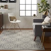 image:imageNourison Home Jubilant Floral IvoryPink 3 x 5 AreaRug EasyCleaning Non Shedding Bed Room Living Room Dining Room Kitchen 3x5IvoryGrey