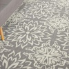 image:imageNourison Home Jubilant Floral IvoryPink 3 x 5 AreaRug EasyCleaning Non Shedding Bed Room Living Room Dining Room Kitchen 3x5IvoryGrey