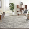 image:imageNourison Home Jubilant Floral IvoryPink 3 x 5 AreaRug EasyCleaning Non Shedding Bed Room Living Room Dining Room Kitchen 3x5IvoryGrey