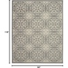 image:imageNourison Home Jubilant Floral IvoryPink 3 x 5 AreaRug EasyCleaning Non Shedding Bed Room Living Room Dining Room Kitchen 3x5IvoryGrey