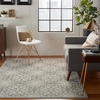 image:imageNourison Home Jubilant Floral IvoryPink 3 x 5 AreaRug EasyCleaning Non Shedding Bed Room Living Room Dining Room Kitchen 3x5IvoryGrey