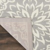 image:imageNourison Home Jubilant Floral IvoryPink 3 x 5 AreaRug EasyCleaning Non Shedding Bed Room Living Room Dining Room Kitchen 3x5IvoryGrey