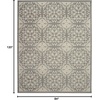 image:imageNourison Home Jubilant Floral IvoryPink 3 x 5 AreaRug EasyCleaning Non Shedding Bed Room Living Room Dining Room Kitchen 3x5IvoryGrey