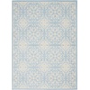 image:imageNourison Home Jubilant Floral IvoryPink 3 x 5 AreaRug EasyCleaning Non Shedding Bed Room Living Room Dining Room Kitchen 3x5IvoryLight Blue