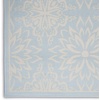 image:imageNourison Home Jubilant Floral IvoryPink 3 x 5 AreaRug EasyCleaning Non Shedding Bed Room Living Room Dining Room Kitchen 3x5IvoryLight Blue