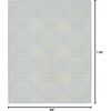 image:imageNourison Home Jubilant Floral IvoryPink 3 x 5 AreaRug EasyCleaning Non Shedding Bed Room Living Room Dining Room Kitchen 3x5IvoryLight Blue