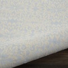 image:imageNourison Home Jubilant Floral IvoryPink 3 x 5 AreaRug EasyCleaning Non Shedding Bed Room Living Room Dining Room Kitchen 3x5IvoryLight Blue