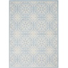 image:imageNourison Home Jubilant Floral IvoryPink 3 x 5 AreaRug EasyCleaning Non Shedding Bed Room Living Room Dining Room Kitchen 3x5IvoryLight Blue