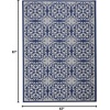 image:imageNourison Home Jubilant Floral IvoryPink 3 x 5 AreaRug EasyCleaning Non Shedding Bed Room Living Room Dining Room Kitchen 3x5NavyIvory