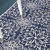 image:imageNourison Home Jubilant Floral IvoryPink 3 x 5 AreaRug EasyCleaning Non Shedding Bed Room Living Room Dining Room Kitchen 3x5NavyIvory