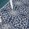 image:imageNourison Home Jubilant Floral IvoryPink 3 x 5 AreaRug EasyCleaning Non Shedding Bed Room Living Room Dining Room Kitchen 3x5NavyIvory