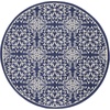 image:imageNourison Home Jubilant Floral IvoryPink 3 x 5 AreaRug EasyCleaning Non Shedding Bed Room Living Room Dining Room Kitchen 3x5NavyIvory