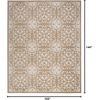 image:imageNourison Home Jubilant Floral IvoryPink 3 x 5 AreaRug EasyCleaning Non Shedding Bed Room Living Room Dining Room Kitchen 3x5Taupe