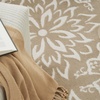 image:imageNourison Home Jubilant Floral IvoryPink 3 x 5 AreaRug EasyCleaning Non Shedding Bed Room Living Room Dining Room Kitchen 3x5Taupe