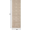 image:imageNourison Home Jubilant Floral IvoryPink 3 x 5 AreaRug EasyCleaning Non Shedding Bed Room Living Room Dining Room Kitchen 3x5Taupe