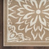 image:imageNourison Home Jubilant Floral IvoryPink 3 x 5 AreaRug EasyCleaning Non Shedding Bed Room Living Room Dining Room Kitchen 3x5Taupe