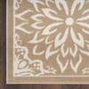 image:imageNourison Home Jubilant Floral IvoryPink 3 x 5 AreaRug EasyCleaning Non Shedding Bed Room Living Room Dining Room Kitchen 3x5Taupe