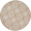 image:imageNourison Home Jubilant Floral IvoryPink 3 x 5 AreaRug EasyCleaning Non Shedding Bed Room Living Room Dining Room Kitchen 3x5Taupe
