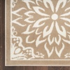 image:imageNourison Home Jubilant Floral IvoryPink 3 x 5 AreaRug EasyCleaning Non Shedding Bed Room Living Room Dining Room Kitchen 3x5Taupe