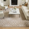 image:imageNourison Home Jubilant Floral IvoryPink 3 x 5 AreaRug EasyCleaning Non Shedding Bed Room Living Room Dining Room Kitchen 3x5Taupe
